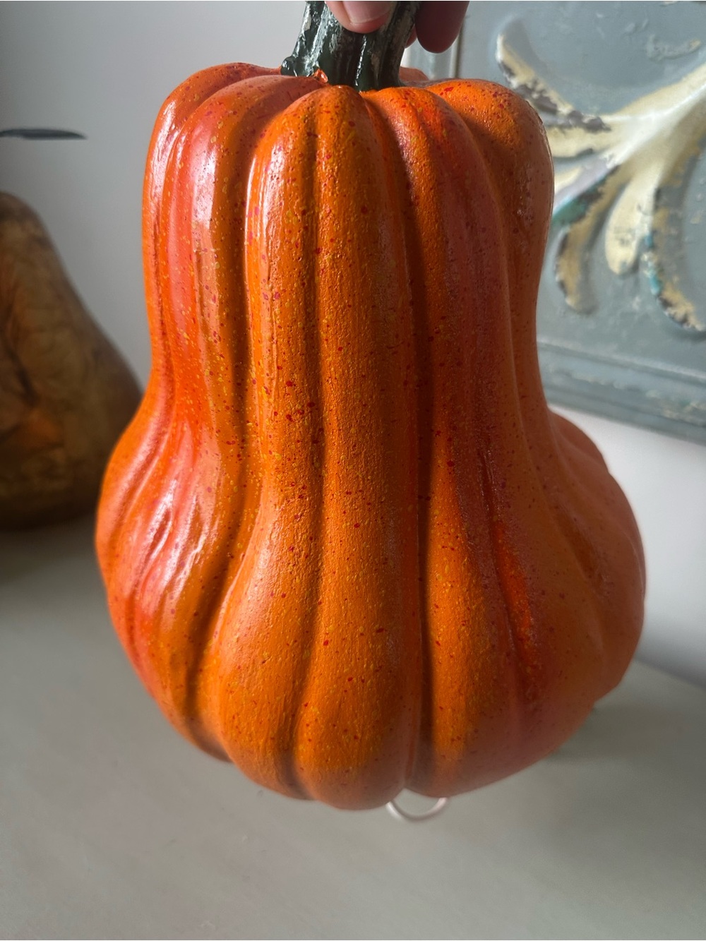 Vintage long face jack o lantern light Halloween - Picture 3 of 7